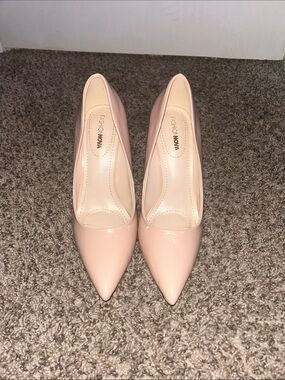 Fashion Nova Blush Patent Pointed-Toe Pumps